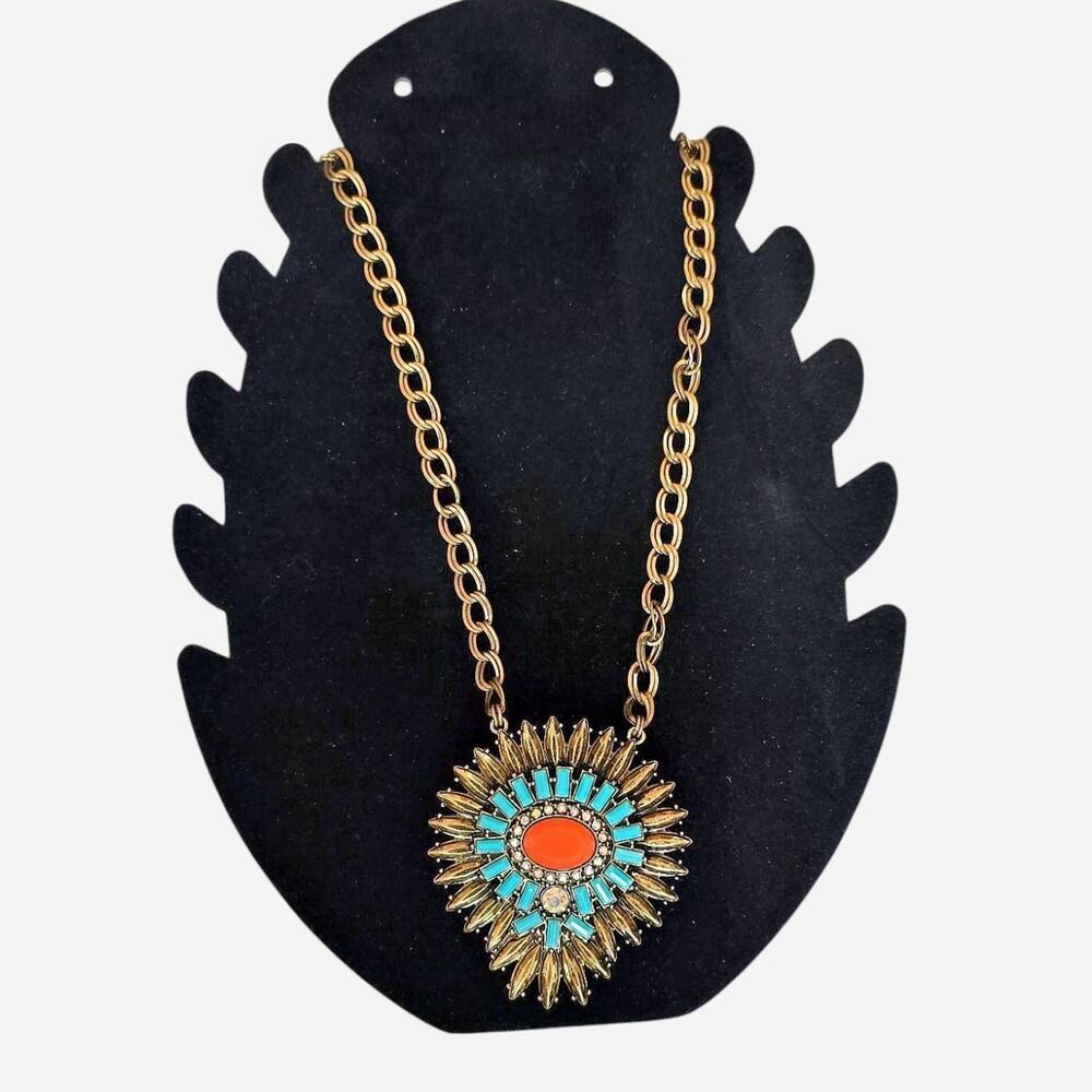 Vintage premiere designs southwest inspired sunburst necklace
